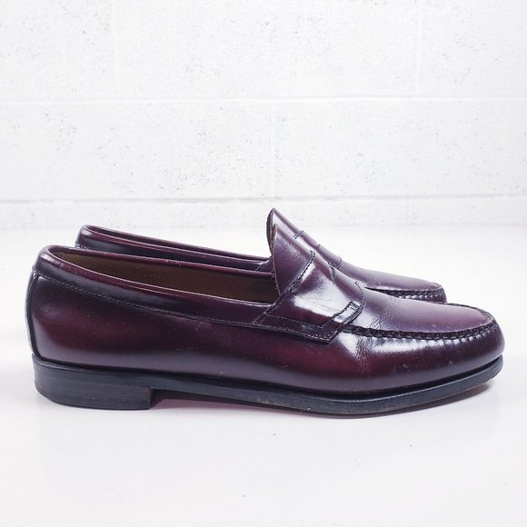 G.H Bass & Co Weejuns Men's Cordovan Leather Penny Loafer Size 12 Slip On - Picture 3 of 10